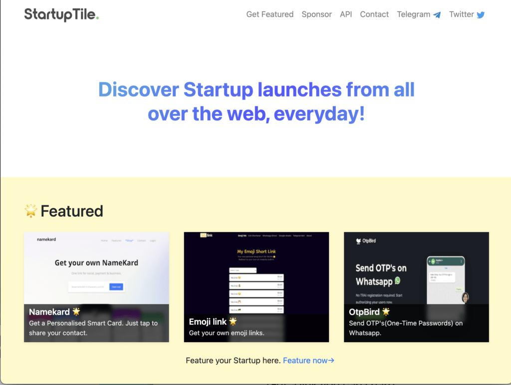 startuptile